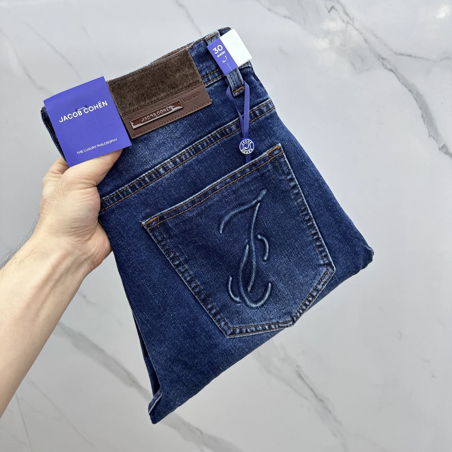 

Мужские джинсы BLLIYOSS, новинка 2024, толстые, удобные, повседневные, эластичные, высококачественные, прямые, длинные брюки, кожаная этикетка, размер 30-38, старые деньги