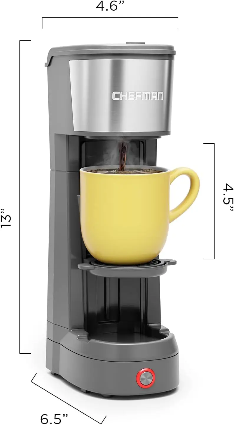 InstaCoffee Max، أسهل طريقة لتخمير القهوة ذات الخدمة الواحدة، استخدم القهوة الطازجة والنكهة أو أكواب K مع محول