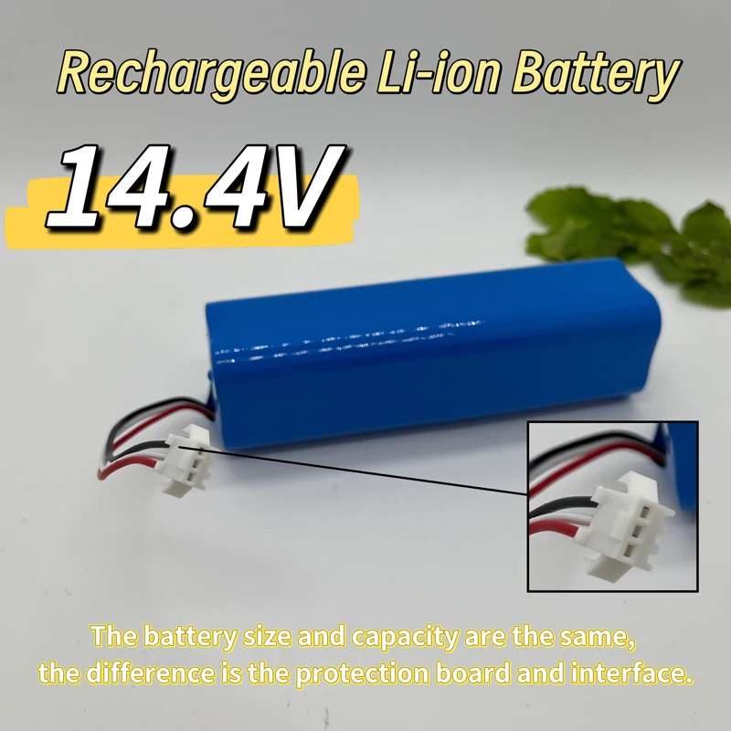 Bateria de íon de lítio de alta capacidade para Xiaomi, compatível com Lydsto R1, Viomi S9, Eve Plus, Neabot Q11, ROEMO SYB2 - Substituição OEM de longa duração