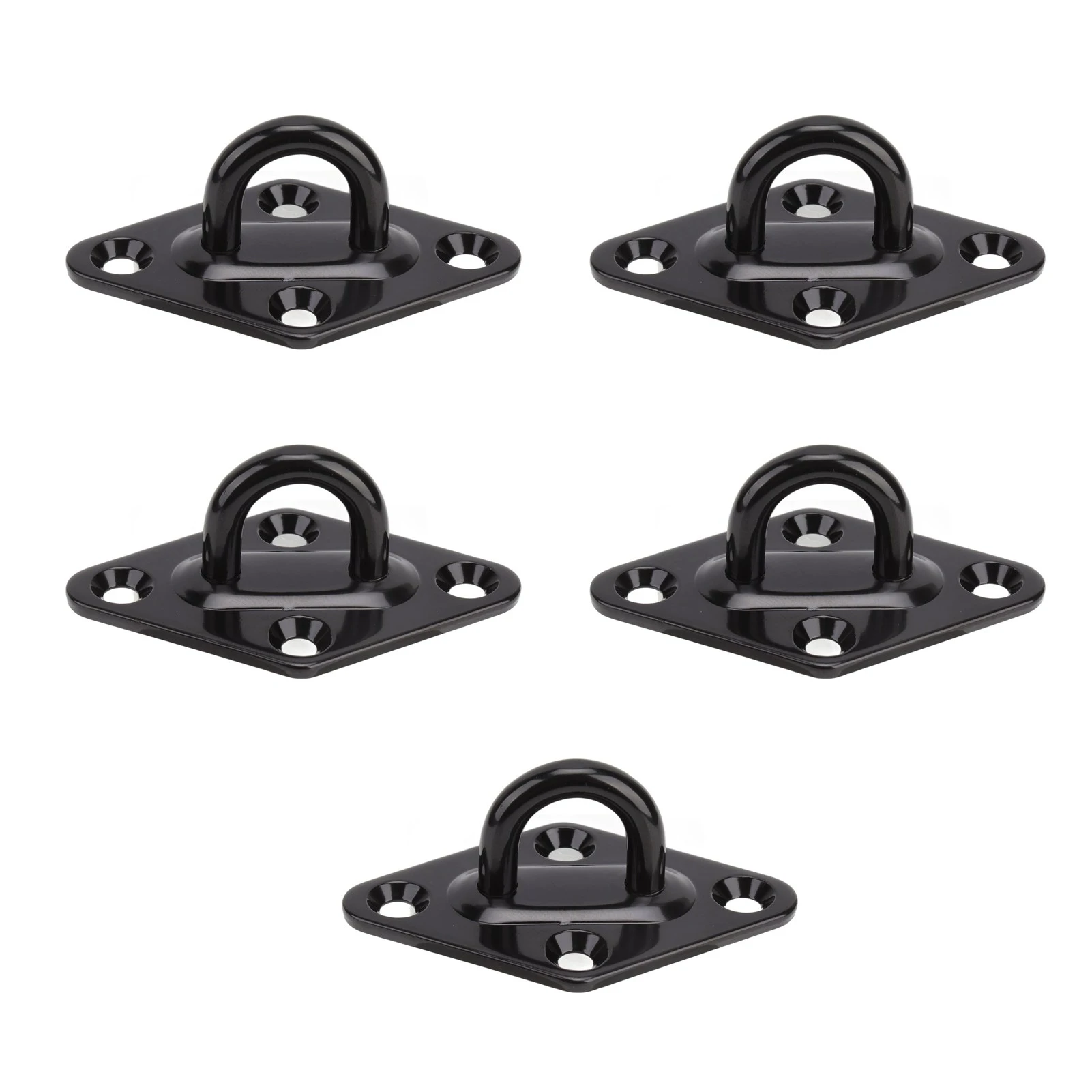 5Pcs Eye Plate Stainless Steel Thicken Eye Pad for Ceiling Chandeliers Ceiling Fans Ceiling Sandbags Hanging Swings