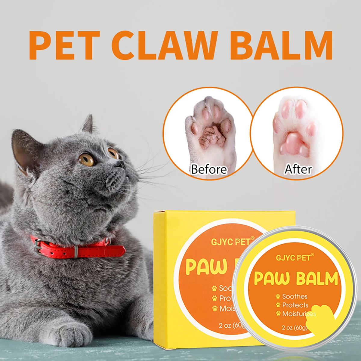 Pfotenbalsam für Haustiere, Pfotencreme für Hunde und Katzen, Pfotenpflegecreme, Feuchtigkeitscreme für Tierfüße, Reparatur für rissige Tierfüße, Haustierzubehör