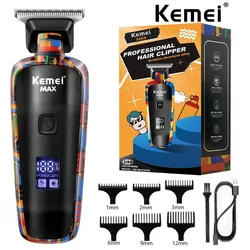 IKM-5090 aparador de cabelo para homens barba trimer máquina de cortar cabelo profissional electr navalha máquina de corte de cabelo electr barbeador