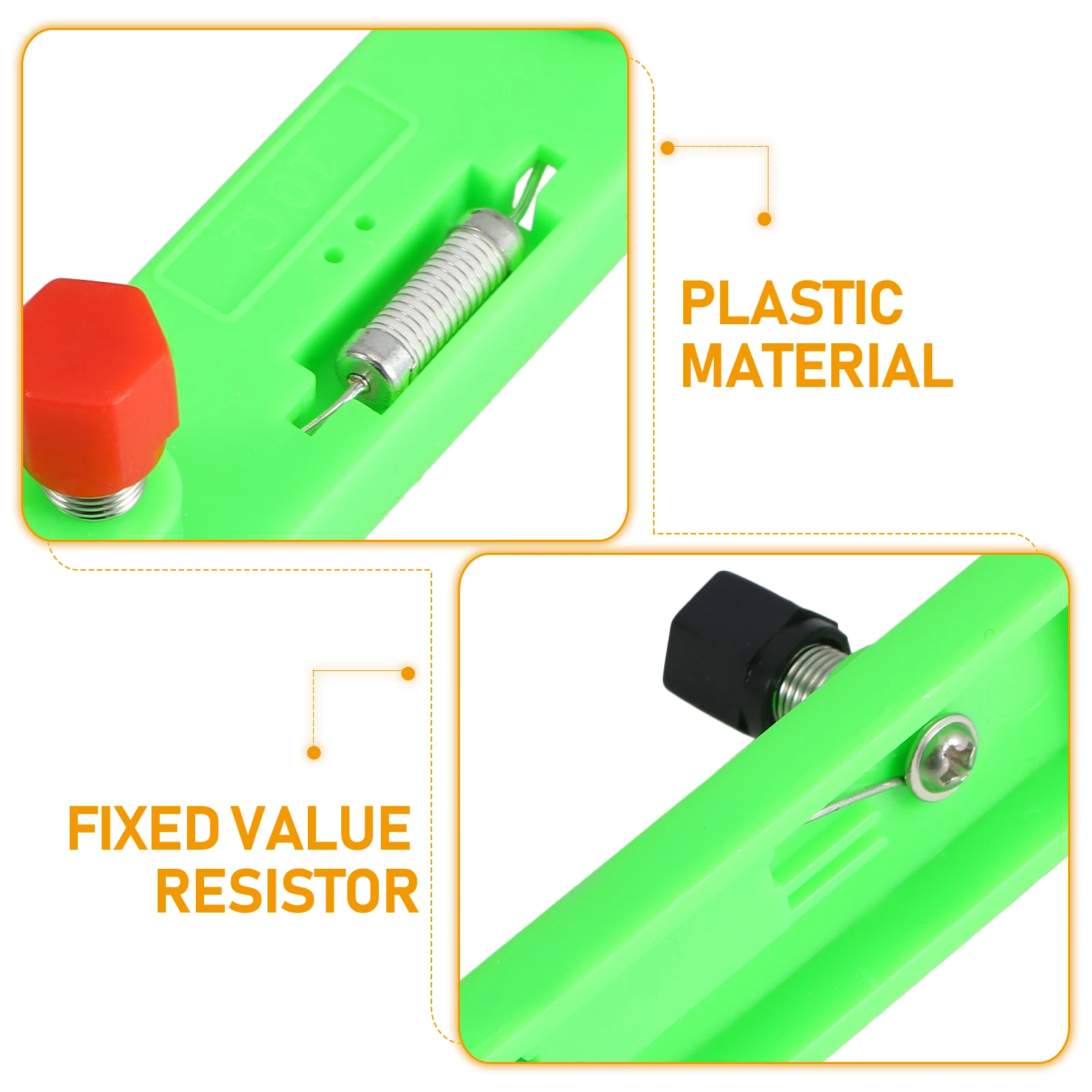 

Набор из 4 резисторов 5/10/15/20 Ом для школьных физических экспериментов, комплект для самостоятельной сборки электроники, пластиковые нагрузки