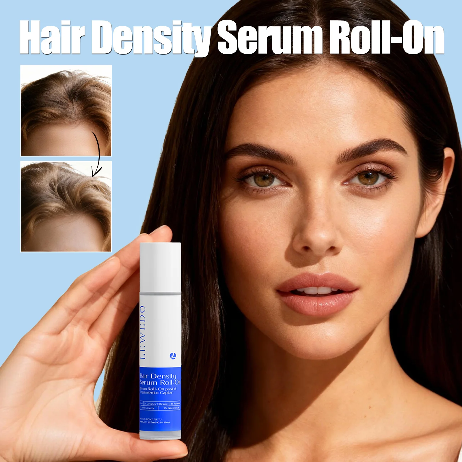 Huile de croissance des cheveux au gingembre Nourrissant Renforçant les racines des cheveux Traitement du cuir chevelu Sérum contre la perte de cheveux Hydratant Soin des cheveux Essence Roller