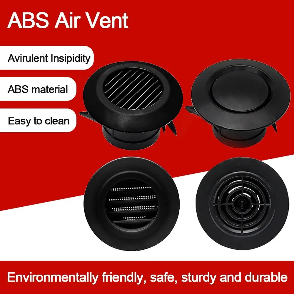 75/100/150mm Various Shapes Air Vent Cap Extract Valve Grille Air Circulation Vents Cover Ducting Ventilation Cover Accessories