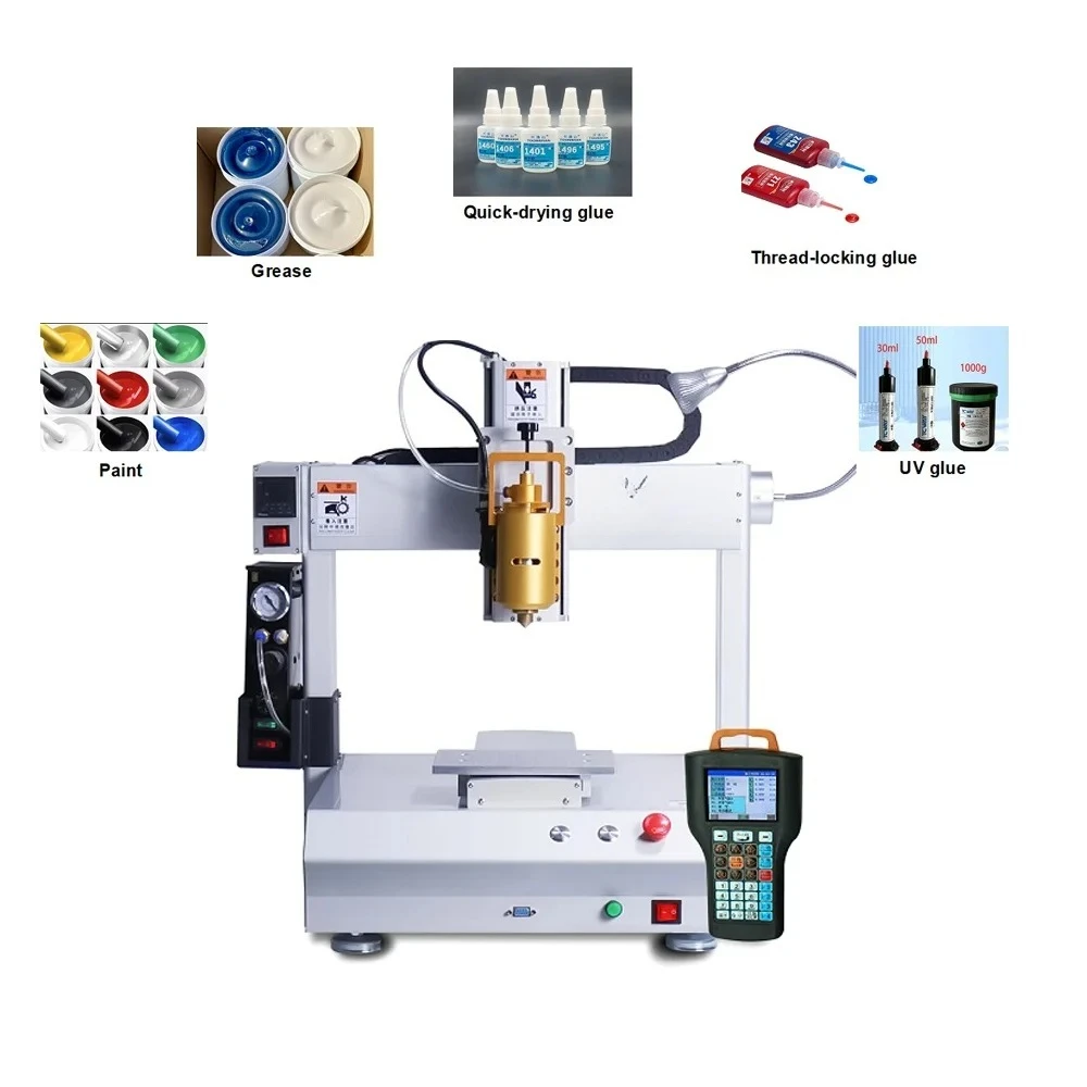 High Precision Automatic 30ml Single Station Hot Melt Glue Dispenser, Multi-Material Applicable (Grease/Quick-drying Glue) 2