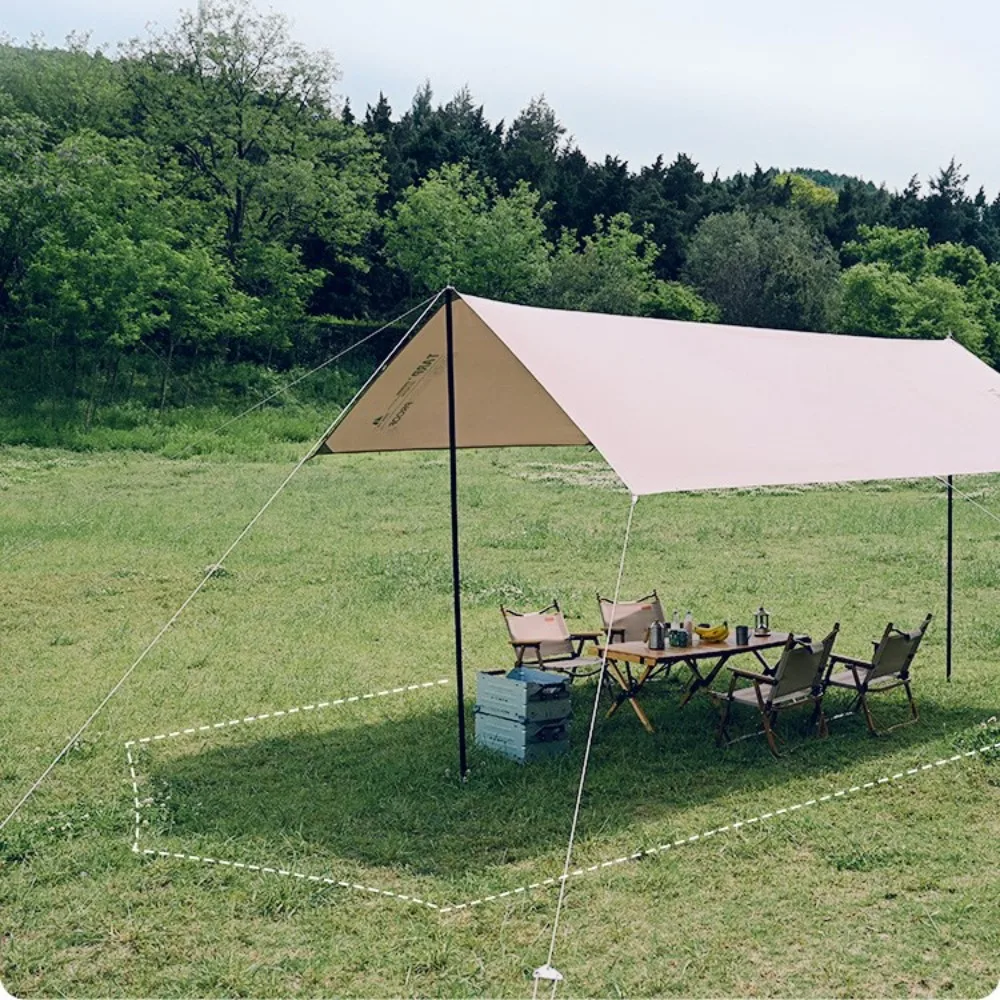 Bâche de revêtement en vinyle hexagonal noir, auvent carré imperméable, voile d'ombrage extérieure, abri solaire, Oxford CanAmendements, camping