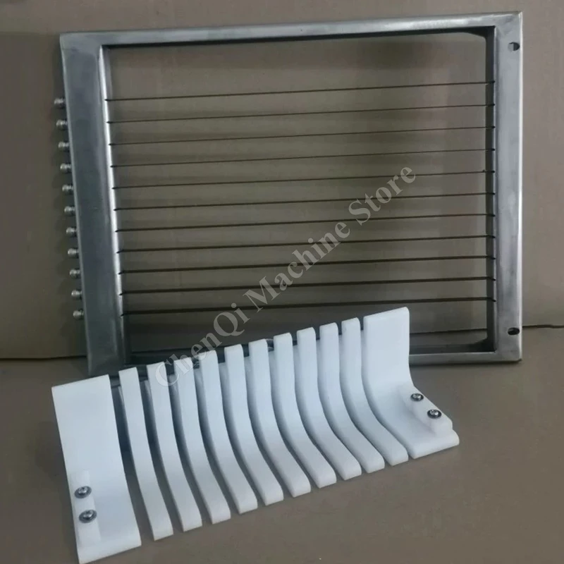 Rebanador de Sushi comercial de acero inoxidable, 8 piezas, máquina cortadora automática de rollos de Sushi, procesador de alimentos, cortador de rollos de arroz de algas marinas