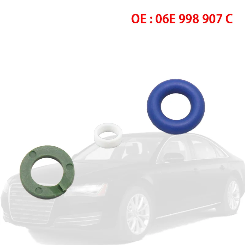 

OE Quality 06E998907C Fuel Injector Repair Seal Kit for 4.2 Audi A8 2010 2011 2012 2013 A7 2011-2014 VW Touareg 2011- 2018