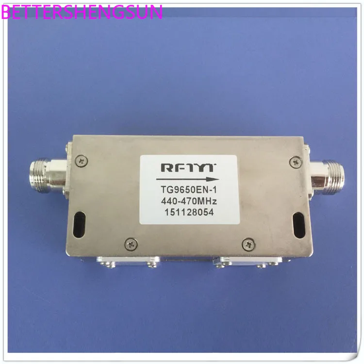 440-470MHz Dual Junction Isolator For UHF VHF Radio TV FM Digital TV Frequency Transmission RF Isolator Integrated Circuit