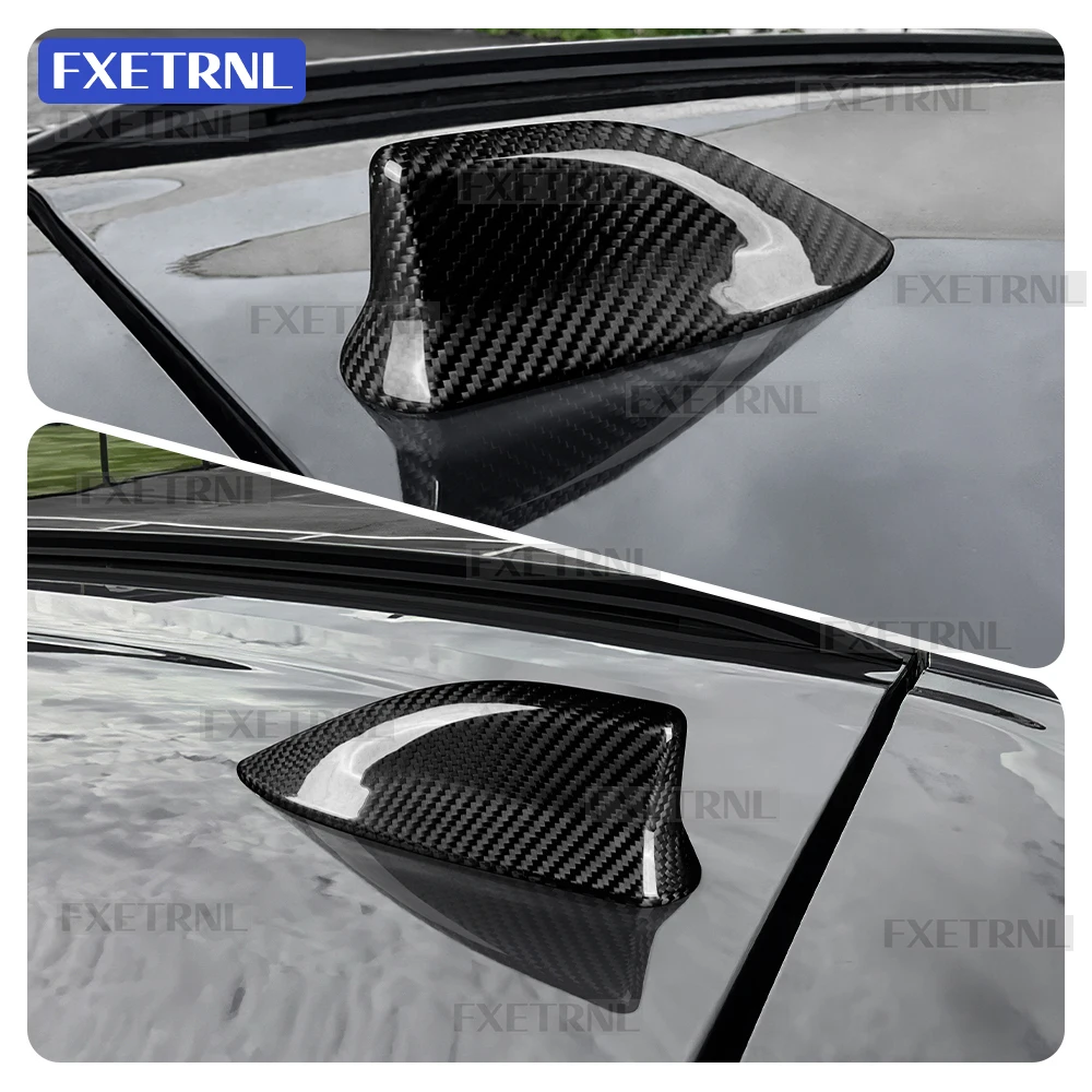 

For Toyota GR Yaris/Yaris Cross 2020 2021 2022 2023 2024 Real Dry Hard Carbon Fiber Car Antenna Shark Fin Sticker Accessories