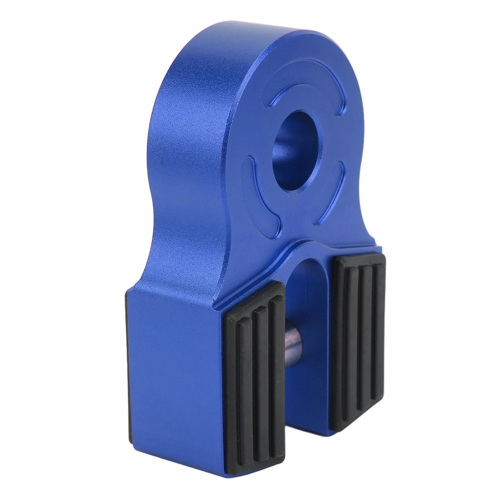 

Winch Shackle Mount 30000Lbs Loading - Iron Pin, Rubber Guard, Universal, Blue - for ATV, Pickup - Compatible with Soft Shackle