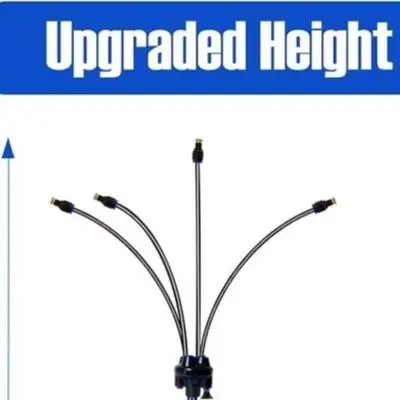 Poolside Misting Fan Outdoor Misting System As Shown Pp And Metal Material Four Bendable Spray Arms For Patio Cooling