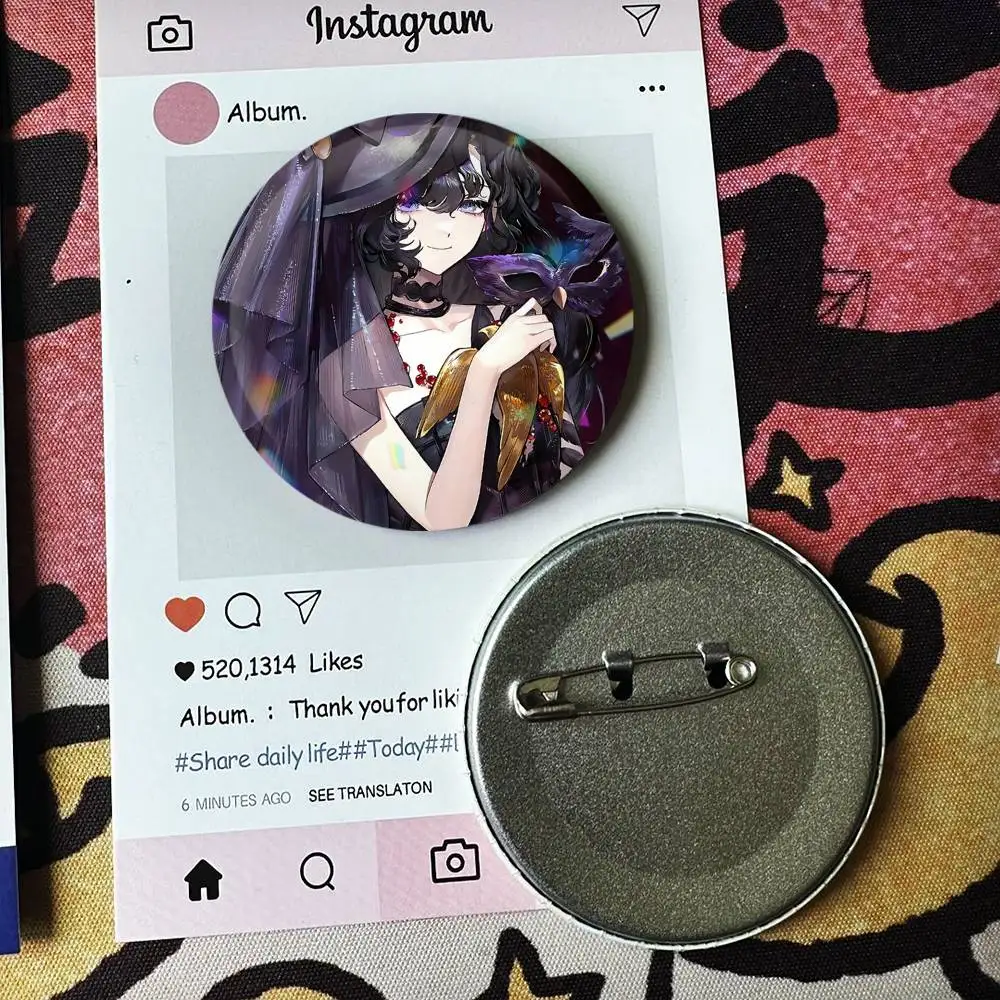 R-Reverse 1999 Game Badges 25 32 44 58 75 mm Round Fans Collect Friends Gifts Brooch Souvenir