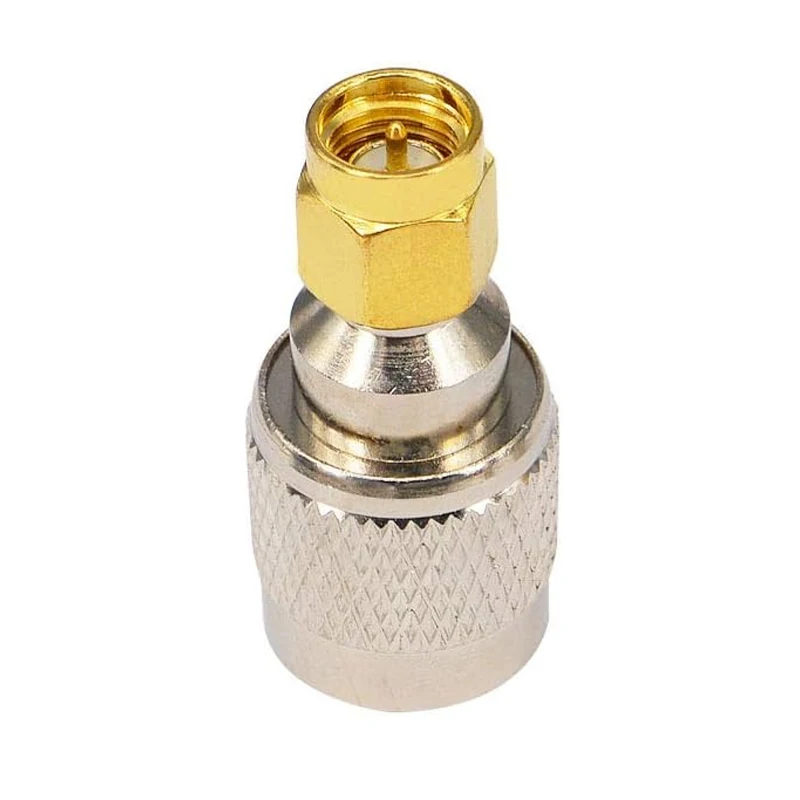 1PC TNC Male Plug to SMA Male RF Adapter for Antenna Extension Coaxial Cable Connector