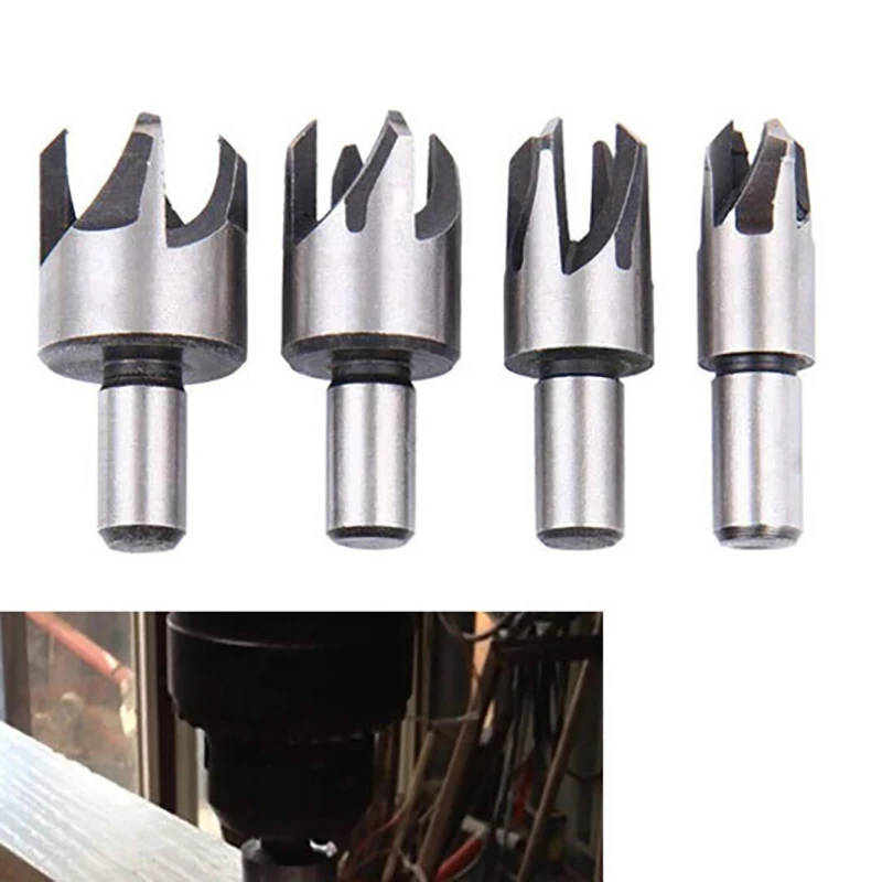 Imagem -06 - Countersink Hex Spanner Tool Grupo Wood Plug Hole Cutter Chanfrado Brocas Cinco-slot 14 Pcs