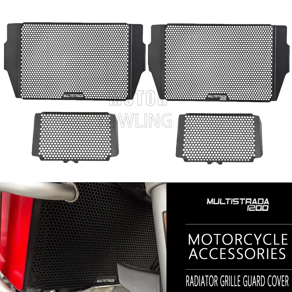 

Для Ducati Multistrada 1200/ABS/S/S Touring/S Sport/S Pikes Peak/S GT 2010-2014, защита радиатора, защита масляного радиатора