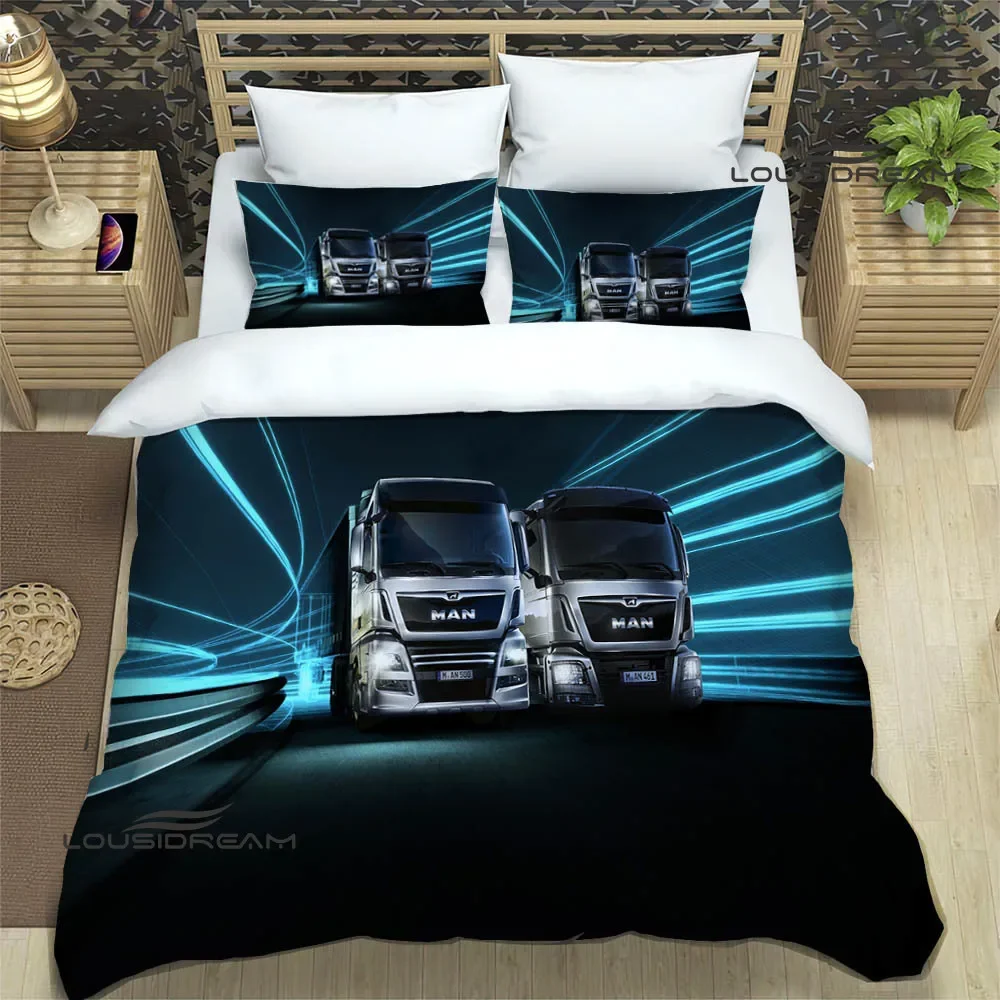 

3D Man truck Retro printed Bedding Sets exquisite bed supplies set duvet cover comforter set bedding set luxury birthday gift