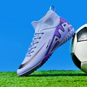 Botas de futebol indoor infantis, tênis de futebol masculino, treino ao ar livre, futsal ultraleve, confortável e macio, TF, FG, novo, drop shipping 10 principais vendas tênis de futsal para criança - №4