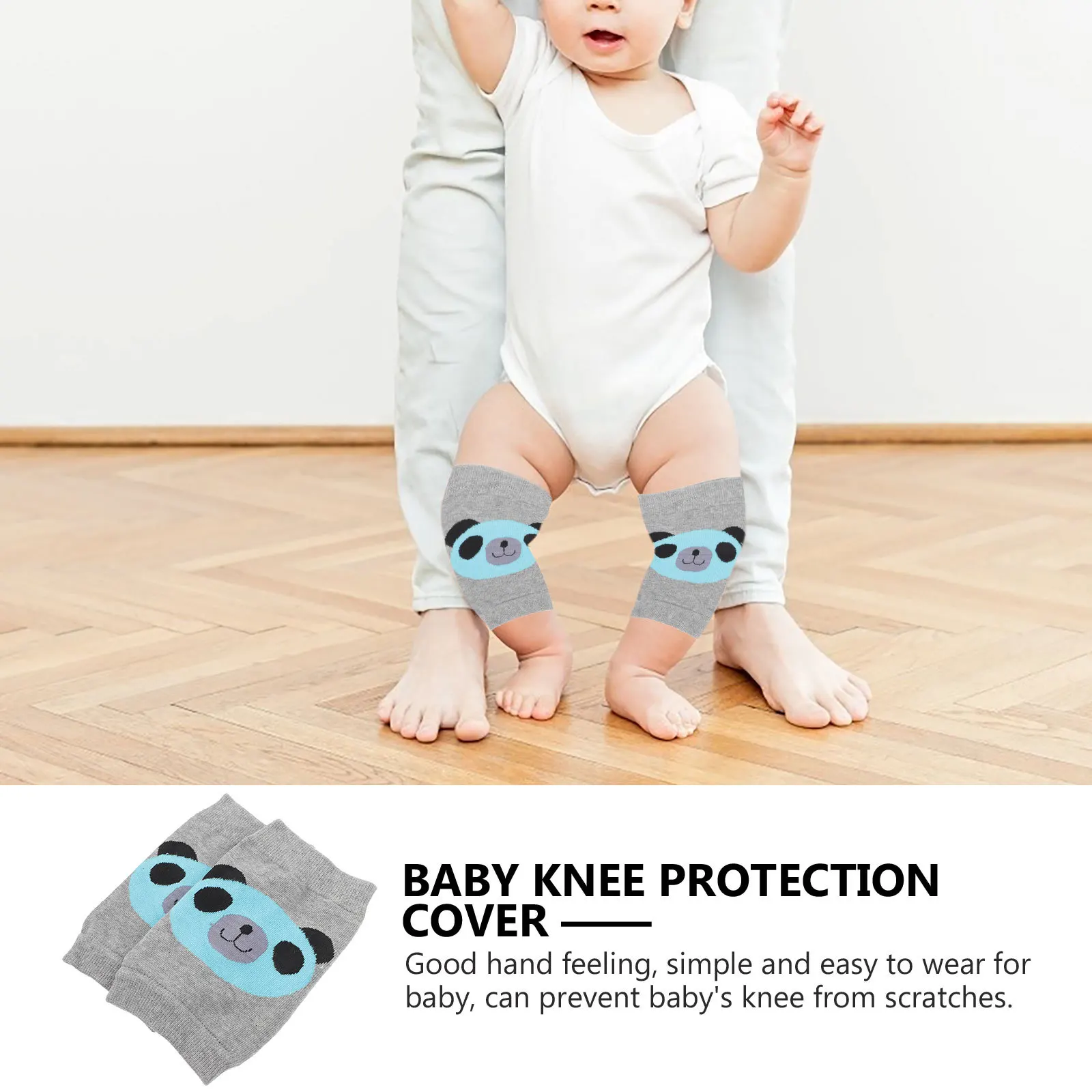 1 Para Nakolanników dla Niemowląt, Wysokiej Jakości Ochraniacze na Kolana dla Dzieci, Miękki Oddychający Materiał, Delikatne dla Skóry, Łatwe w Noszeniu, Idealne dla Niemowląt