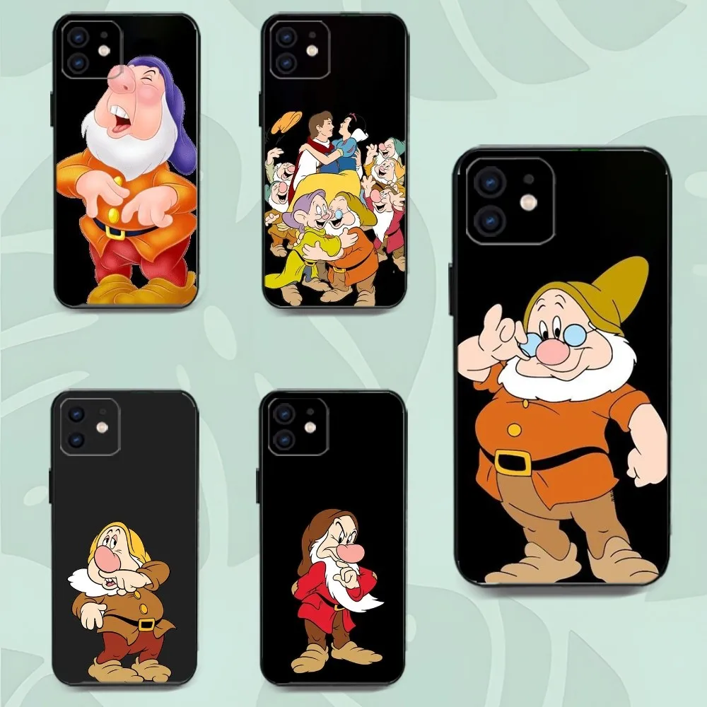 Snow W-White And S-Seven Dwarfs Phone Case For Iphone 15 11 13 14 Pro Max 7 8 Plus X Xr Xs Max Se2020 12mini Cover Case