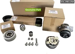 New OEM Diesel Engine Timing Belt Kit & Water Pump 03L198119F 03L121011H for VW Golf Jetta Tiguan AUDI A3 A5 Fit 1.6TDI 2.0TDI