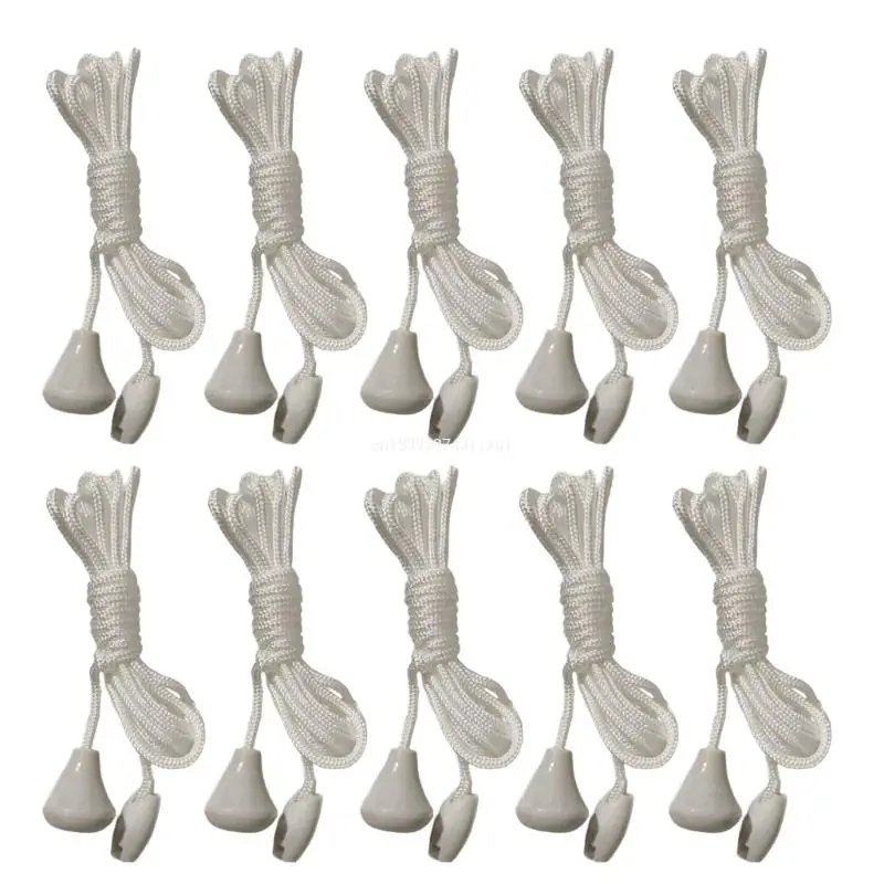 

10Pcs Bathroom Light Pull Cord 1.5m Light Switches Pull Cord Replacement Cord Pull