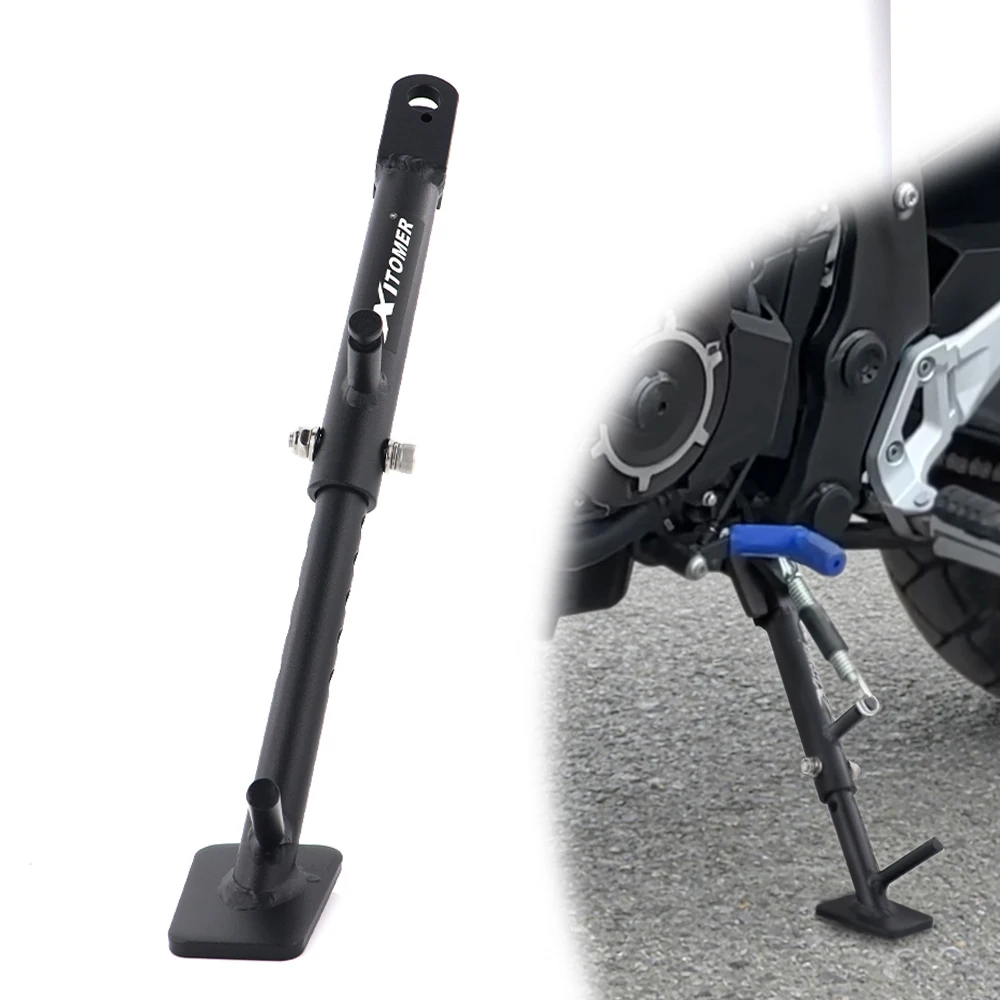 

Adjustable Motorcycle Steel Kickstand Sidestand Support - 1 Inch Longer/2 Inches Shorter, DS525X 2023 2024 2025 2026 For VOGE