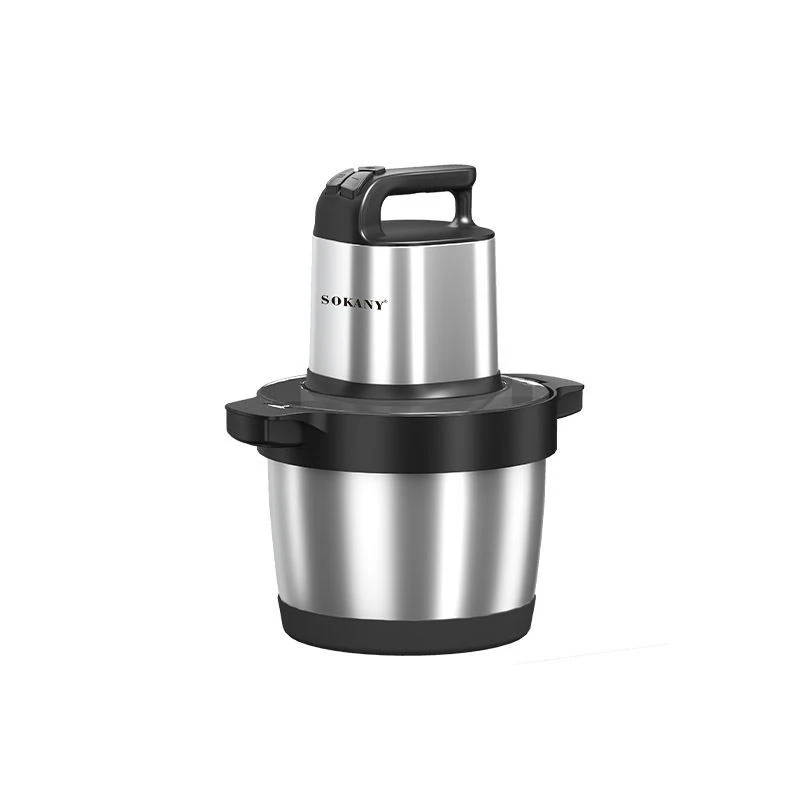 Hachoir à viande domestique de 6,5 L, robot culinaire de cuisine, mixeur pour couper les légumes, centre commercial, 220V