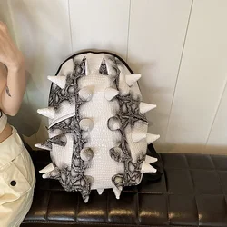 Hedgehog Shape PU Backpacks Large Capacity High Quality  2024 Fashion New Style Unique Design Personality Backpacks Bolsa