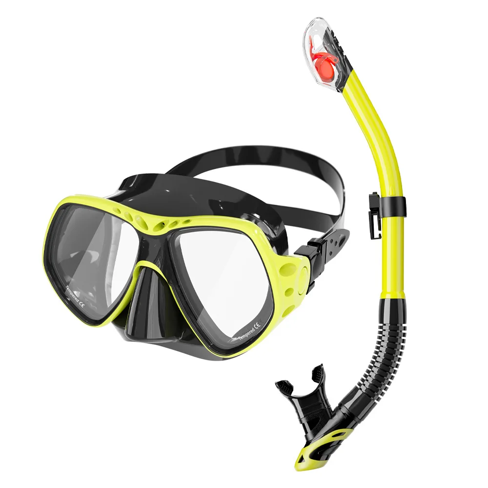 Neue profession elle Tauchmaske Schnorchel anzug Erwachsenen Silikon Anti-Fog-Brille Training Schnorchel Kit Schwimm ausrüstung Geschenk