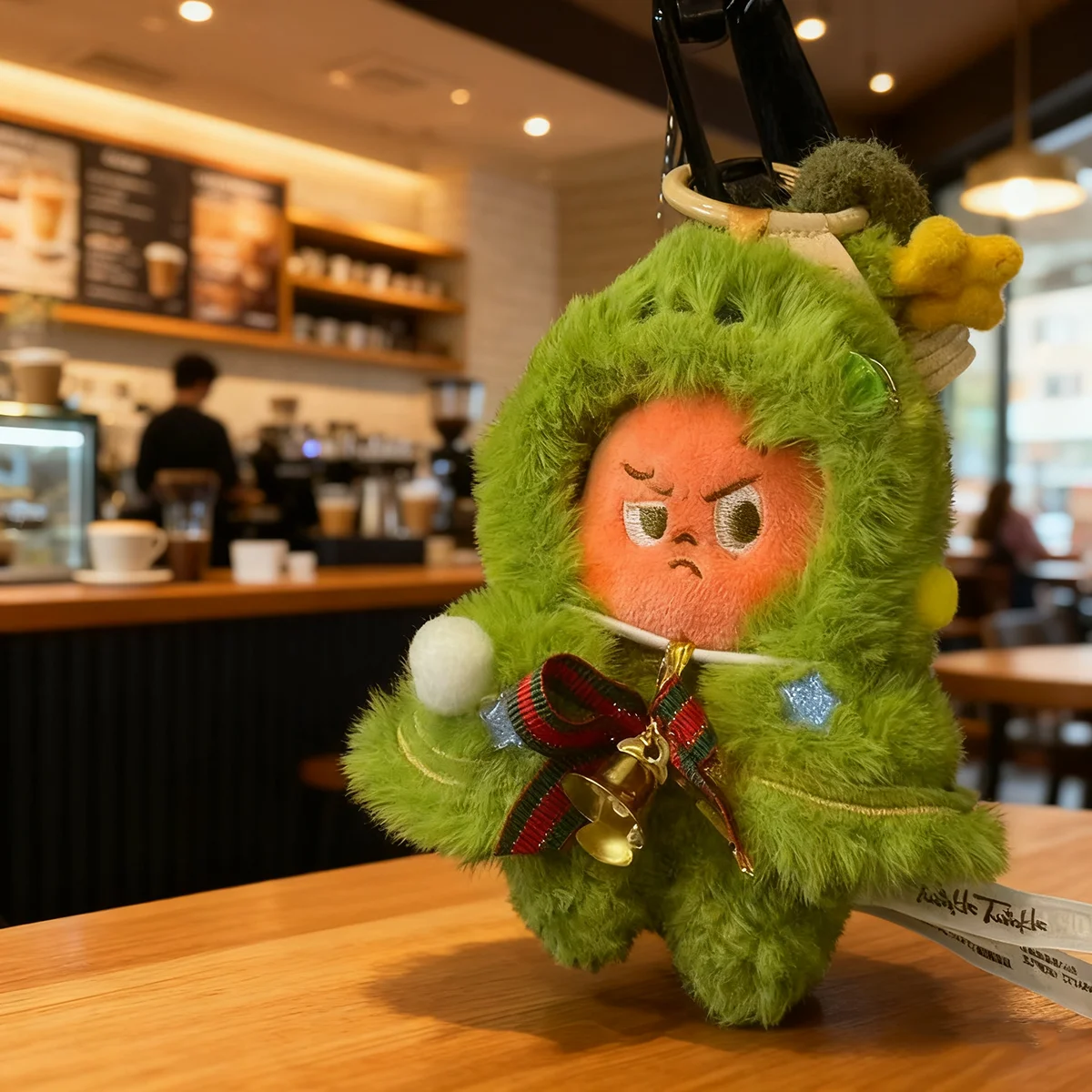 [بدون دمية] لـ Labubu 4.0 Pin لملابس سلسلة الحب عيد الميلاد قزم الرنة عباءة لدمية وميض وميض الزي الملحقات