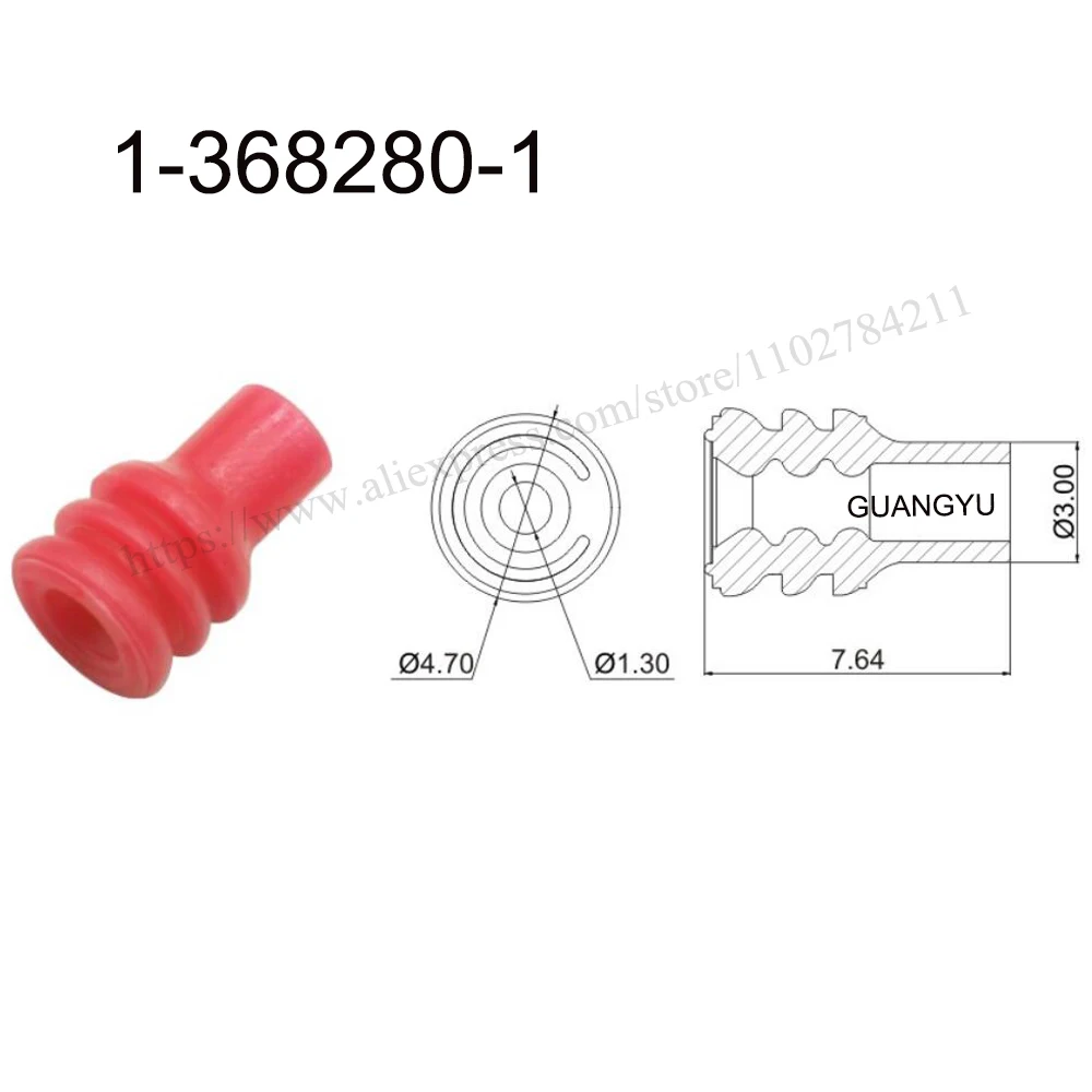 Conector de goma automotriz impermeable, enchufe de terminal, pin, energía, piezas, nuevo, 5000