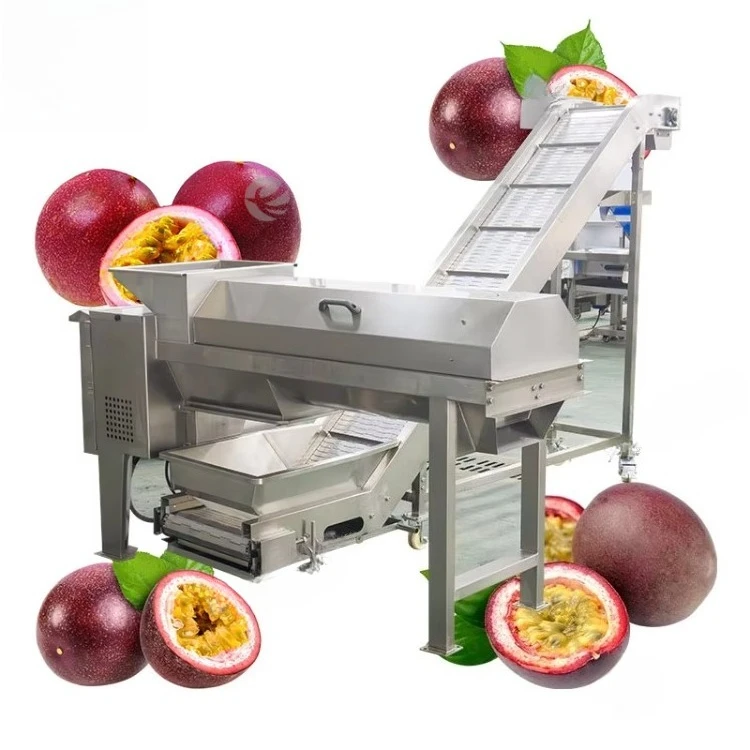 Automatic Passion Fruit Juice Extractor Deseeder Machine Passion Fruit Peeling Machine