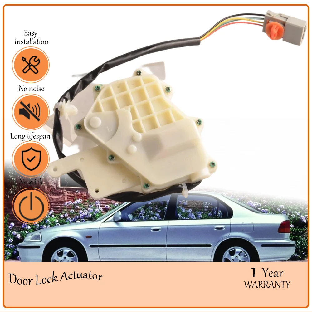 Robust Door Lock Actuator Front Left Driver Side Fits On Honda Civic 1996-2000 4-Door Sedan oem 746-702,72155-S04-A02,746702