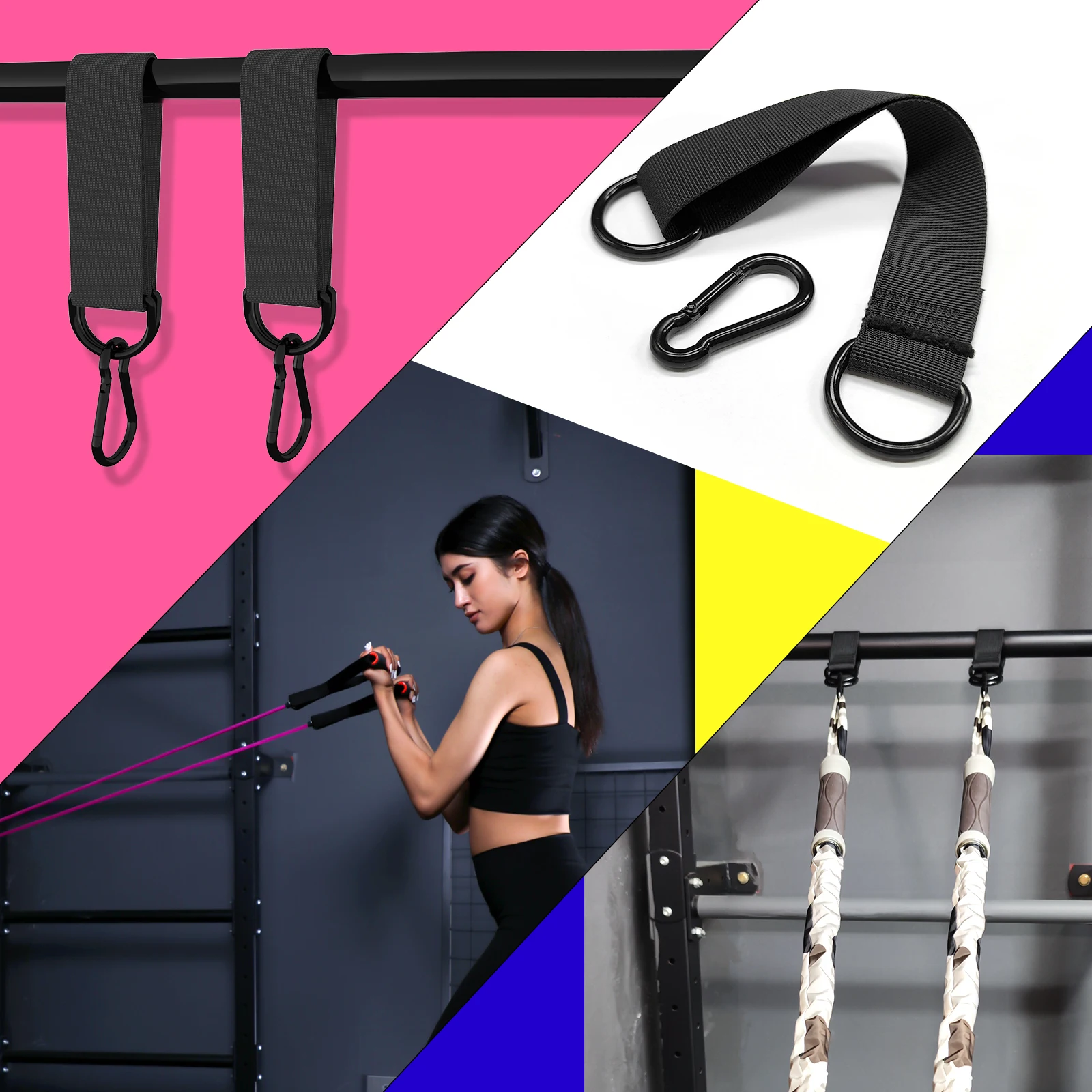 Hanging Strap Universal Outdoor Swing Rope Fixed Accessory Tree Swing Hanging Straps Fitness Equipment Hook Ring Hanging Belt