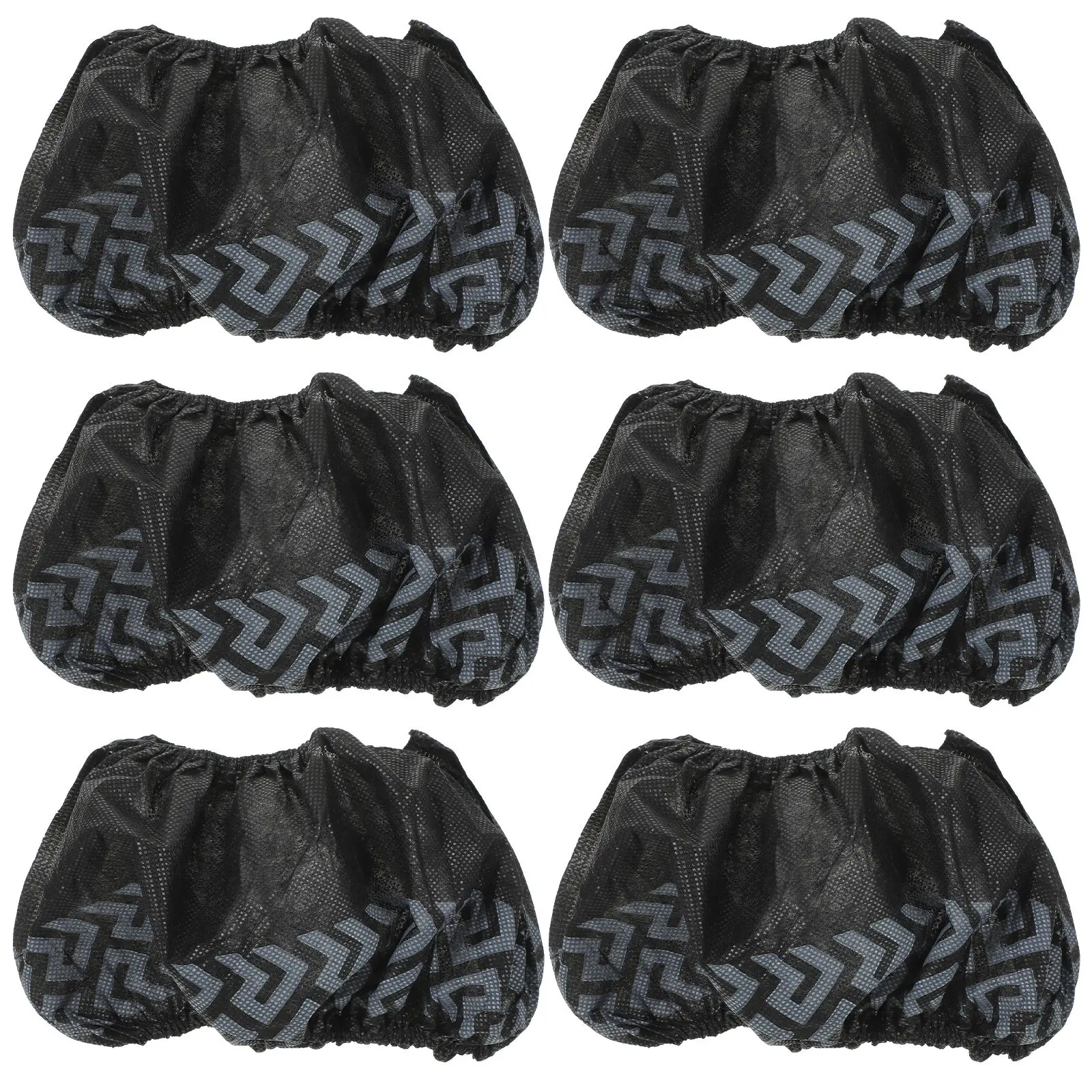 100pcs-non-woven-disposable-black-shoe-covers-thickened-anti-slip-breathable-shoe-guards-for-home-office-travel-protection