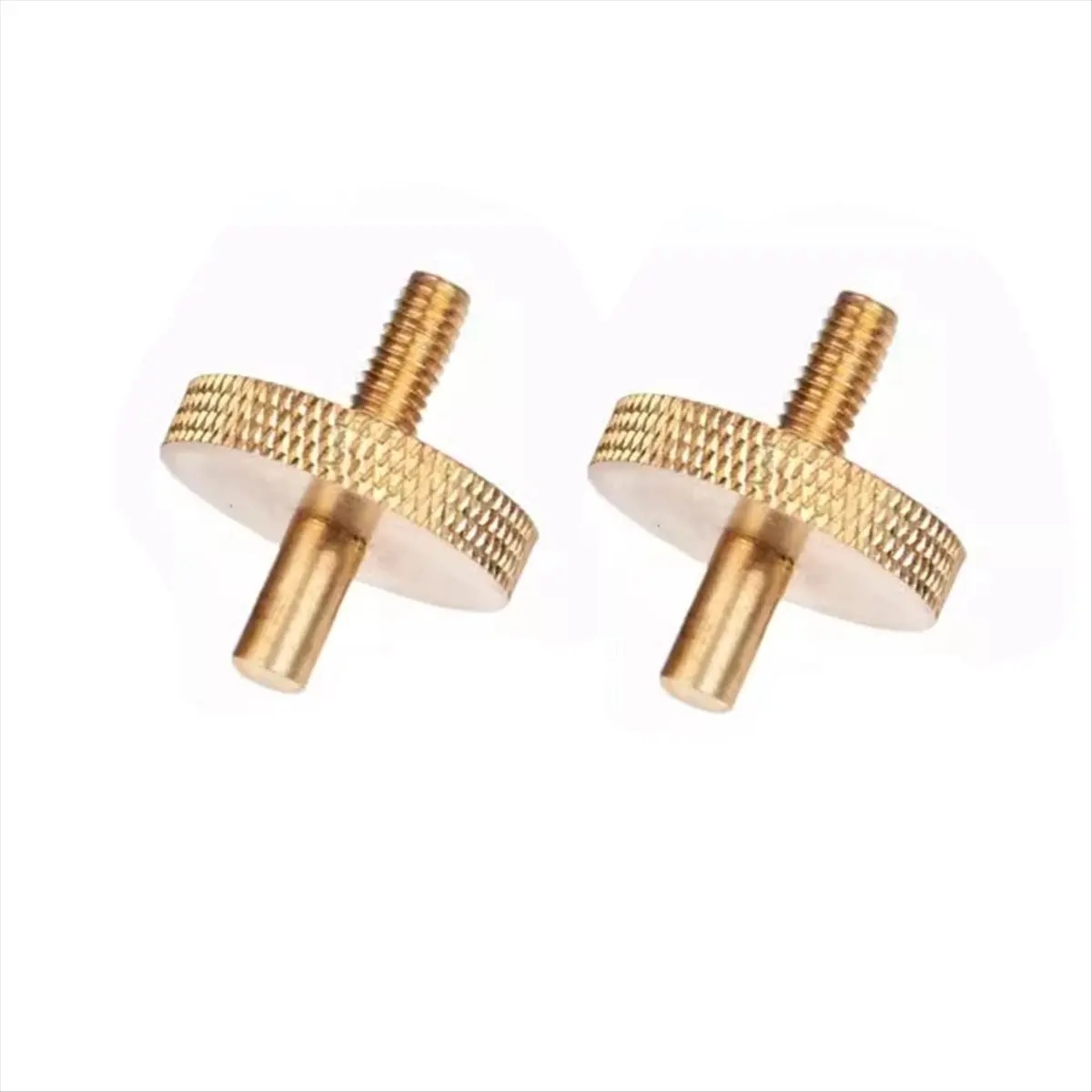 [828 Sale] 2pcs Adjustable Cello Bridge Screws Double Bridge Cello Bridges Replacement Accessory Part Gold