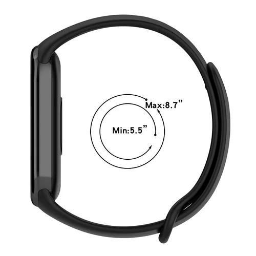 Imagen 2 del producto Correa de silicona para Xiaomi Mi Band 9 8, pulsera deportiva de goma NFC, pulsera, correa Xiaomi Smart Band 10, accesorios