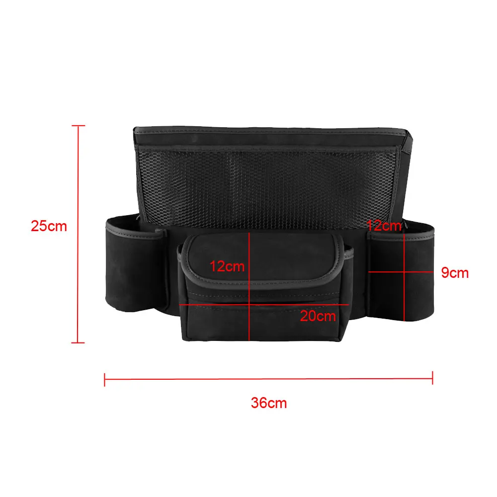 Car Storage Bag Tissue Hand Bag Bottle Holder Storage Nets Pocket Multi Pockets Seat Organizer Luxury Car Interior Accessories