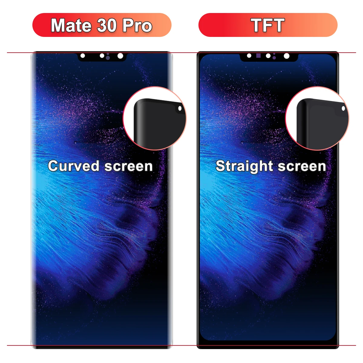 6.53'' OLED For Huawei mate 30 pro 5G LCD LIO-L09 L29 AL00 TL00 Display Touch Screen Digitizer Assembly Mate30 pro Display image 3
