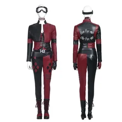 Movie Anime Harleen Cosplay Costume Monster Jacket Pants Vest Gloves Set Halloween Christmas Women New Year Clothes