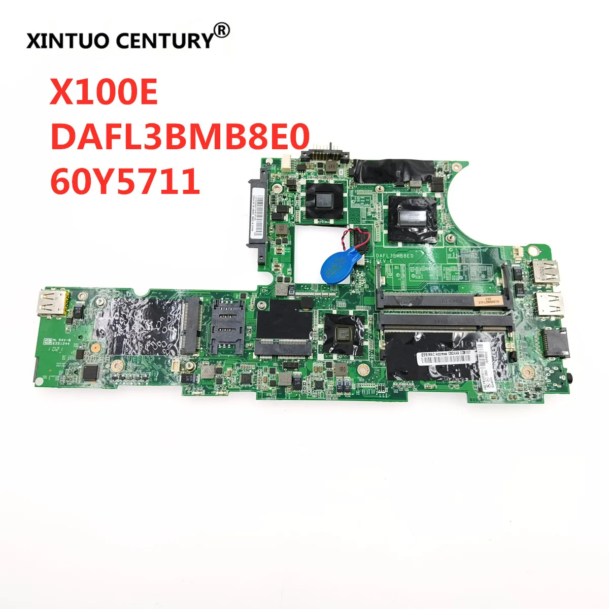 

For LENOVO Thinkpad X100E AMGMV400 Notebook Mainboard 60Y5711 Laptop motherboard DAFL3BMB8E0 DDR2