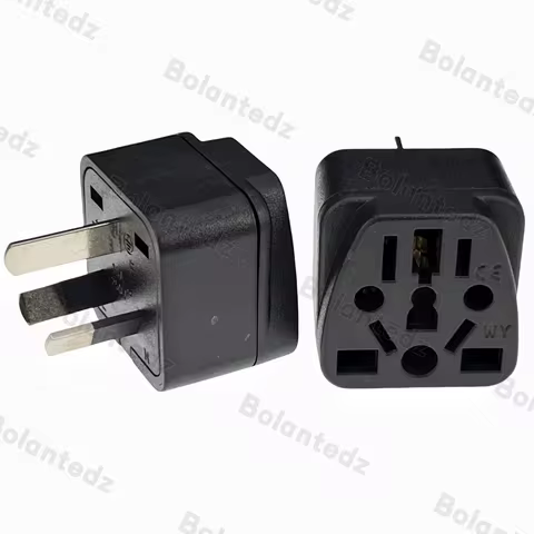 Bolantedz 1pcs USA EU EURO Asia Universal Travel Power Plug Adapter To AU Australian New Zealand 3 Pin