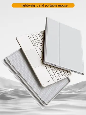 Tangentbord Trådlös Mus Magic För iPad Pro 13 11 Fodral M4 M2 2025 M3 Air 13 11 5 4 10.2 9 8 7 Generation Fodral Bluetooth Tangentbord 10 best sales iPad Pro-tangentbord - №9