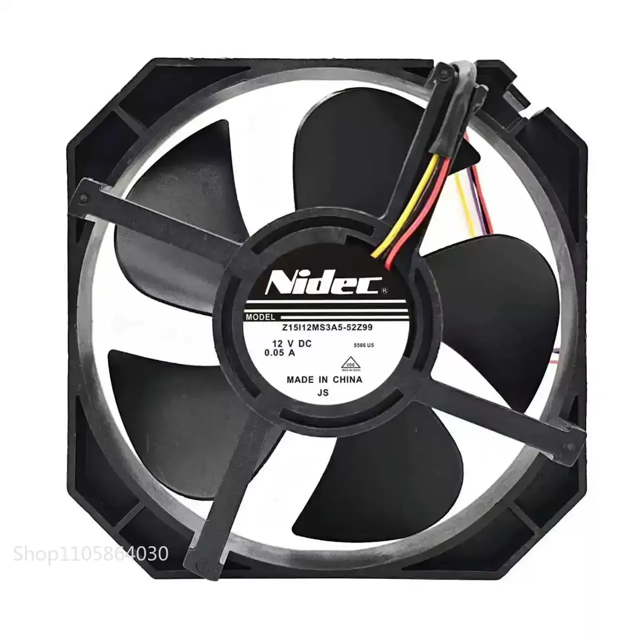 LY Original For Z15I12MS3A5-52Z99 DC 12V 0.05A 150mm 15cm Round Frame Industrial Server Chassis Cooling Fan