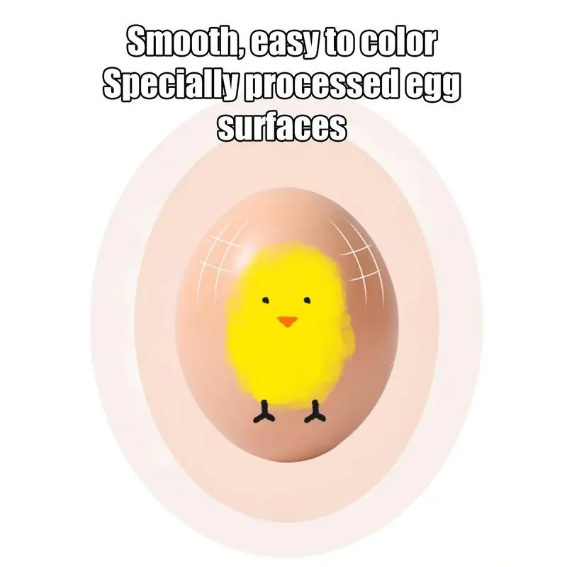 نماذج البيض الزخرفية مجموعة نماذج البيض الصغيرة 10x سلة عيد الفصح الحشو محاكاة تلوين اللعب للرسم تزيين صياغة