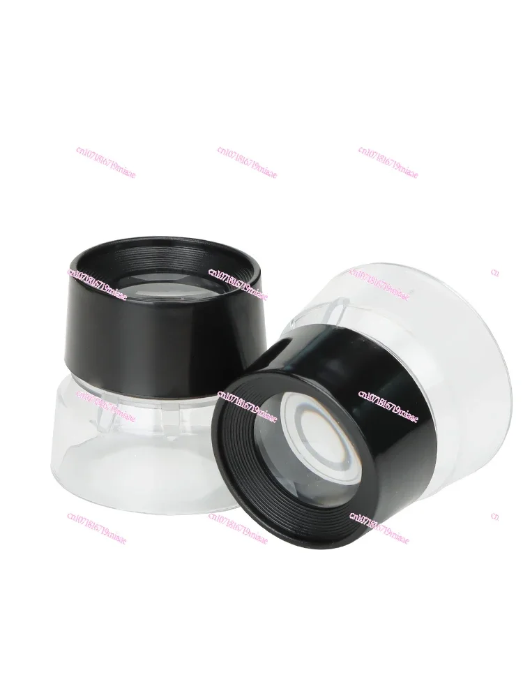 

10X Circular Magnifying Glass Dot Printing Photo Cloth Mirror PCB 10X Mirror, 10X Magnification