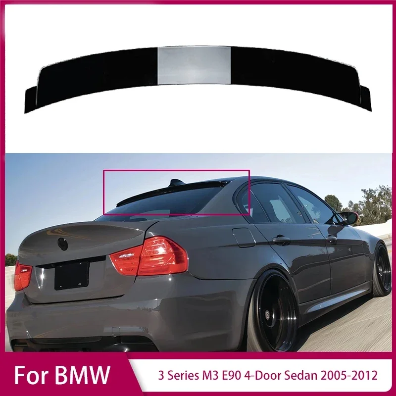 

Rear Roof Spoiler Splitter Wings Rear Window Spoiler Body Kits for BMW 3 Series M3 E90 4-Door Sedan 2005-2012 Rear Wing Lip