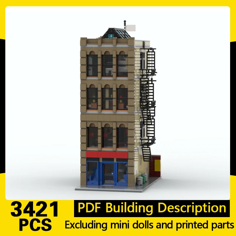 

Popular Anime Model MOC Building Bricks Headquarters Building Modular Technology Gifts Holiday Assemble Children Toys Suit
